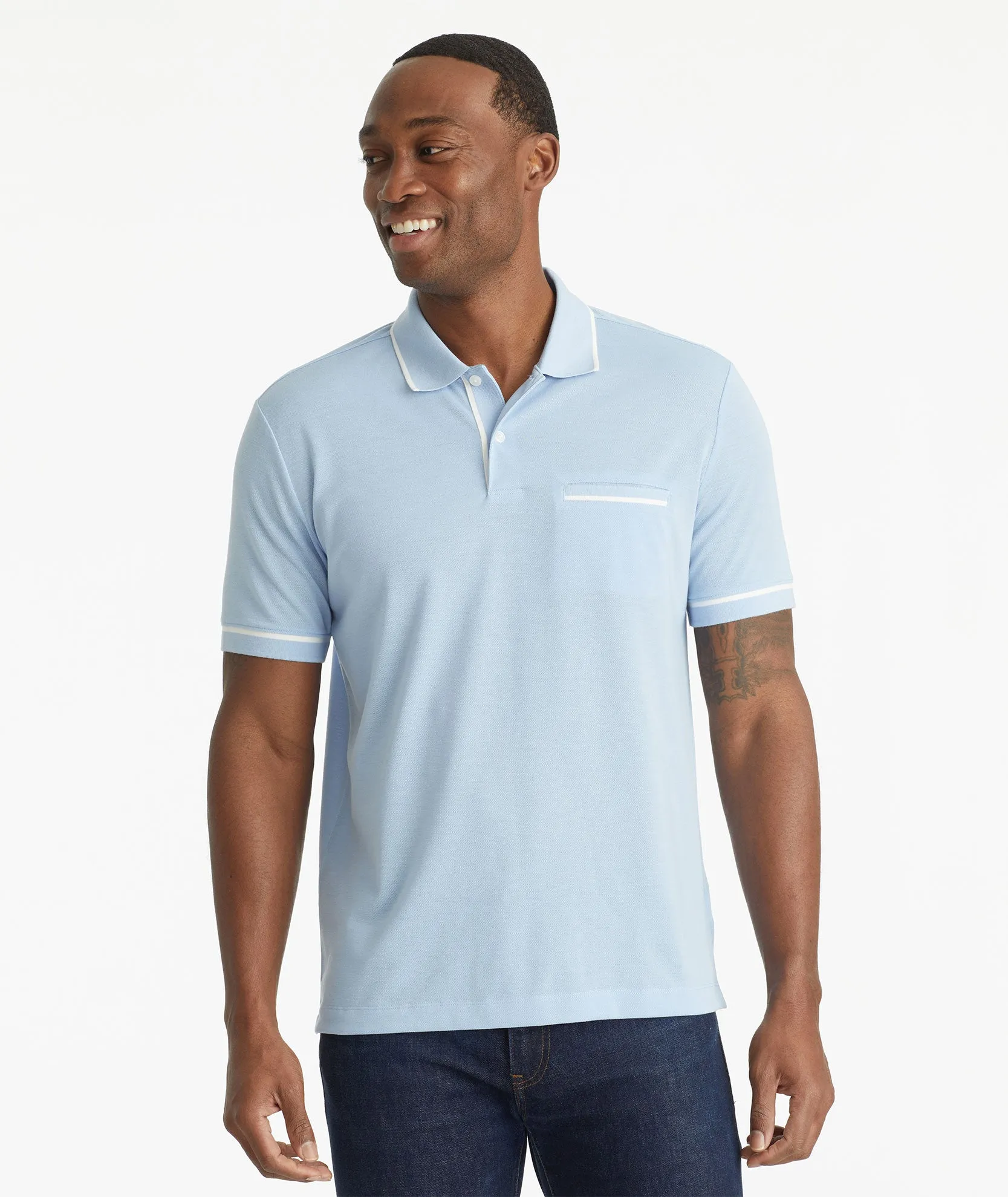 Tipped Performance Polo