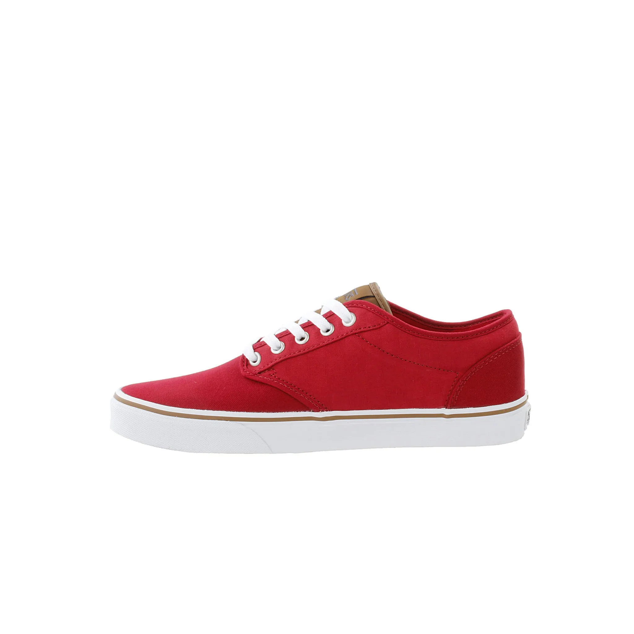 Vans Atwood Lace-Up Red Canvas Mens Plimsolls A327LMFA