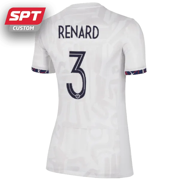 Wendie Renard #3 France National Womens Away Jersey - 2023