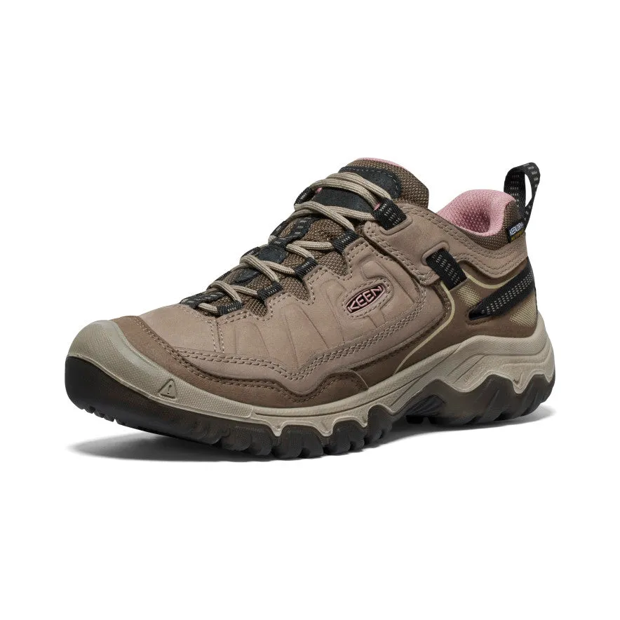 Women's Targhee IV Waterproof Hiking Shoe  |  Brindle/Nostalgia Rose